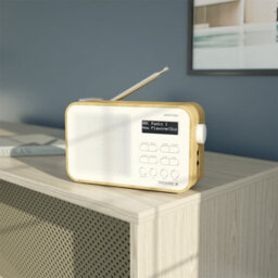 Azatom Desire X Dab / Dab+ Radio Mains & Battery, Bluetooth, Alarms, Fast Presets (Oak) - thumbnail 7