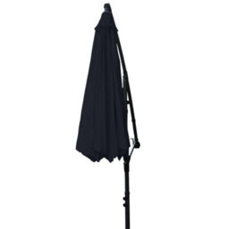 Sundaze Black 3M Garden Banana Parasol Cantilever Umbrella With Adjustable Crank Patio Sun Shade - thumbnail 5