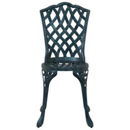Berkfield Garden Bistro Set 3 Pcs Green Aluminium - thumbnail 7