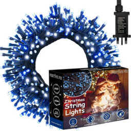 Festive Fix Warm White 20M 200 Led Christmas Lights For Indoor & Outdoor Christmas Decorations Waterproof Powered Christmas Lights - thumbnail 1