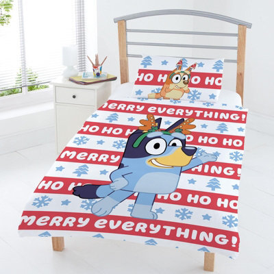 Bluey Snowy Junior Duvet Cover And Pillowcase Set - image 1