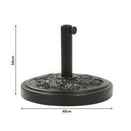 Thehotsale 3-Tier Umbrella With Patio Umbrella Cement Round Base No Wheels - thumbnail 9