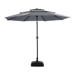 Thehotsale 3-Tier Umbrella With Patio Umbrella Cement Round Base No Wheels - thumbnail 3