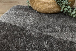 RugsX Bathroom Rug Synergy, Glamour, Non-Slip, Soft - Lurex Grey  50X80 Cm