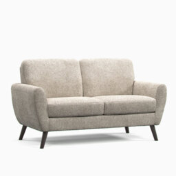 Furnishings For Less UK Matlock Boucle Linen Fabric Curved Arm Sofa Suite 3 + 2 Sofas - thumbnail 4