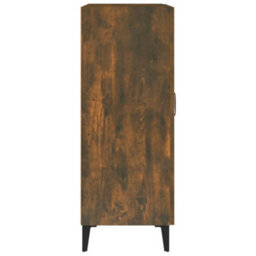 Berkfield Classic Sideboard Smoked Oak 69.5X34X90 Cm Engineered Wood - thumbnail 8