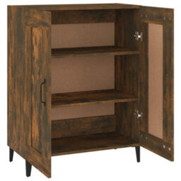 Berkfield Classic Sideboard Smoked Oak 69.5X34X90 Cm Engineered Wood - thumbnail 7