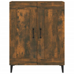 Berkfield Classic Sideboard Smoked Oak 69.5X34X90 Cm Engineered Wood - thumbnail 6