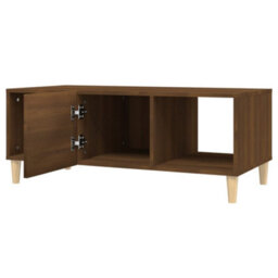 Berkfield Stylish Coffee Table Brown Oak 102X50X40 Cm Engineered Wood - thumbnail 4