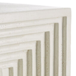 Tectake Side Table Aline For Indoor And Outdoor Use, 38 X 38 X 51 Cm - Cream - thumbnail 5