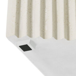 Tectake Side Table Aline For Indoor And Outdoor Use, 38 X 38 X 51 Cm - Cream - thumbnail 6