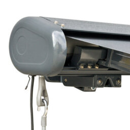 Outsunny 3.5X3M Led Light Cassette Electric/manual Awning Window Sun Shade Grey - thumbnail 9