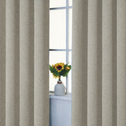 Bedlooms Mink Linen Curtain 100% Blackout Thermal Insulated Eyelet Curtain (Pair) 46 X 54 Inches With Tie Back Two - thumbnail 8
