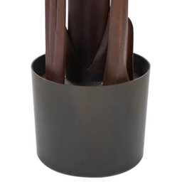 Beliani 170 Cm Artificial Banana Tree Green And Black, Cement Base, Indoor Decor - thumbnail 5
