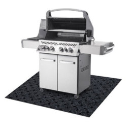 RugsX Vectra 900 Protective Grill Mat For Terrace, Outdoor - Anthracite  150X200 Cm - thumbnail 1