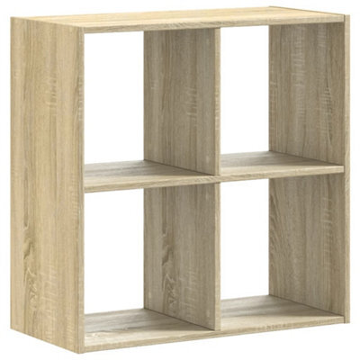 Berkfield Durable Bookcase Sonoma Oak 68.5X32X68.5 Cm Engineered Wood - image 1