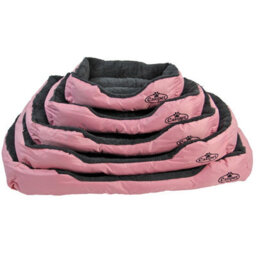 Actiaspet Faux Fur Pet Bed Pink/grey Medium - thumbnail 9