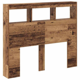 Berkfield Headboard Old Wood Solid Reclaimed Wood 120 X 17 X 102 Cm - thumbnail 5