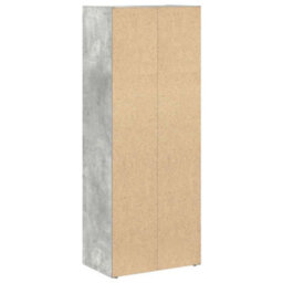 Berkfield Bookcase Concrete Grey 40X24X102 Cm Engineered Wood - thumbnail 7