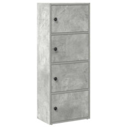 Berkfield Bookcase Concrete Grey 40X24X102 Cm Engineered Wood - thumbnail 2