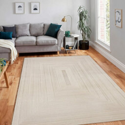 RugsX Carpet Balance 8788 Taupe - Geometric, Structural, Glamour 140X190 Cm - thumbnail 5