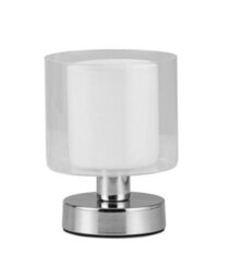 Lighting Supermarket Lulworth Chrome Plinth Table Lamp - thumbnail 1