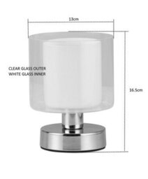 Lighting Supermarket Lulworth Chrome Plinth Table Lamp - thumbnail 5