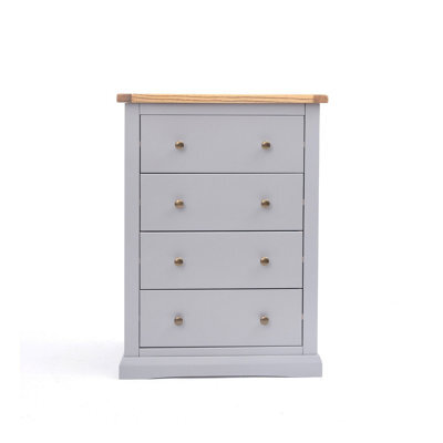 Cabinet Bits Rocca 4 Drawer Chest Of Drawers Brass Knob - image 1