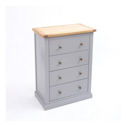 Cabinet Bits Rocca 4 Drawer Chest Of Drawers Brass Knob - thumbnail 3