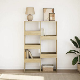 Berkfield Bookcase Sonoma Oak 100X33X155.5 Cm Engineered Wood - thumbnail 3