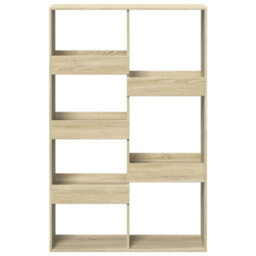 Berkfield Bookcase Sonoma Oak 100X33X155.5 Cm Engineered Wood - thumbnail 4