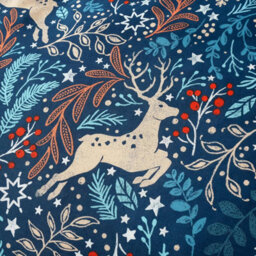 Portfolio Home Winter Stags Blue Duvet Cover Set - thumbnail 5