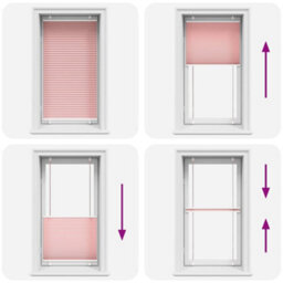 Berkfield Pleated Blind Pink 70X150 Cm Fabric Width 69.4 Cm Polyester - thumbnail 7