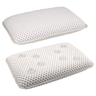 Bath Pillow - Bath And Spa Head Rest With Suction Cups - Bath Cushion Bathing Pillow - Provides Support & Comfort - image 1