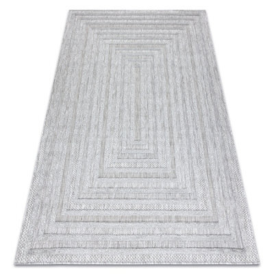 RugsX Carpet Santo Sisal 0999 Geometric Grey   80X150 Cm - image 1