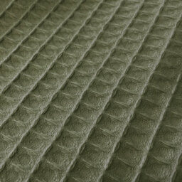 Allure Bath Fashions Hotel Waffle Throw Blanket - Khaki, Large - thumbnail 5