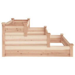 Berkfield Garden Raised Bed 120X120X56 Cm Solid Wood Fir - thumbnail 5