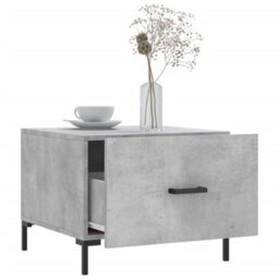 Berkfield Durable Coffee Tables 2 Pcs Concrete Grey 50X50X40 Cm Engineered Wood - thumbnail 4