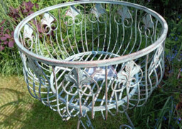 Inspirational Gifting Urn Flower Planter Table Pot Holder In Verdigris Metal With Antique Style - thumbnail 3