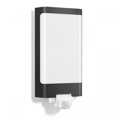 Steinel L 240 S Anthracite Led Wall Light Stainless Steel Trim Adjustable Pir Motion Sensor Impact Resistant - image 1