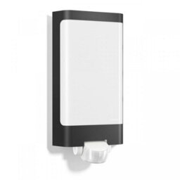 Steinel L 240 S Anthracite Led Wall Light Stainless Steel Trim Adjustable Pir Motion Sensor Impact Resistant - thumbnail 1