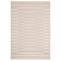 Loomed Modern Abstract Cotton Chenille Rug Grey Gold Machine Washable 160Cm X 230Cm - thumbnail 7
