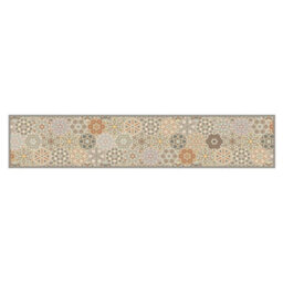Berkfield Kitchen Rug Washable Hexagon Pastel 60X300 Cm Velvet - thumbnail 2