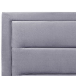 Beliani Ottoman Bed Velvet Rouen 140 X 200 Cm (Eu Double) Dark Grey - thumbnail 8
