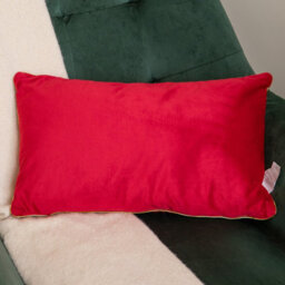 Samuel Alexander 49Cm Red Merry Christmas Cushion With Gold Lettering & Trim - thumbnail 5