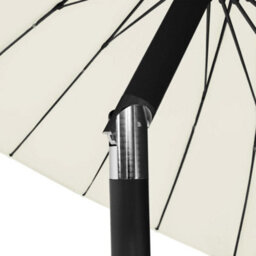 Berkfield Outdoor Parasol With Aluminium Pole 270 Cm Sand White - thumbnail 5