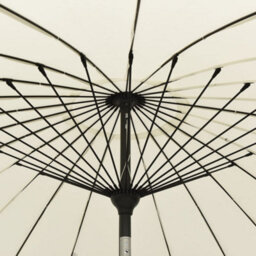 Berkfield Outdoor Parasol With Aluminium Pole 270 Cm Sand White - thumbnail 4