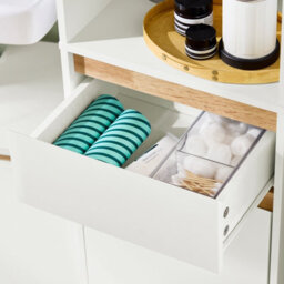 Sobuy Bzr80-W, Bathroom Tall Cabinet Cupboard Bathroom Storage Cabinet,white,w35Xd33Xh170 - thumbnail 6