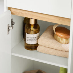 Sobuy Bzr80-W, Bathroom Tall Cabinet Cupboard Bathroom Storage Cabinet,white,w35Xd33Xh170 - thumbnail 5