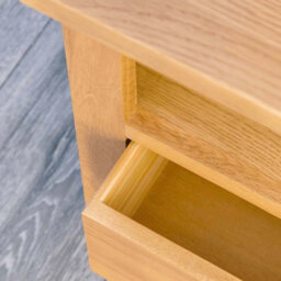 Surrey Oak 90Cm Corner Tv Unit - Fully Assembled By Roseland Furniture - thumbnail 9